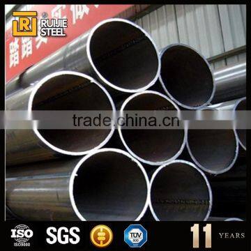 a106 q235b tianjin factory erw black steel pipe/tubes, bs 1387 black steel pipe