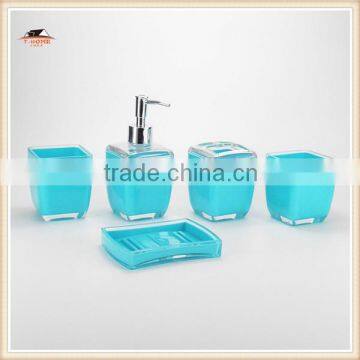 Light Blue Bathroom Accessories Antique photo-3