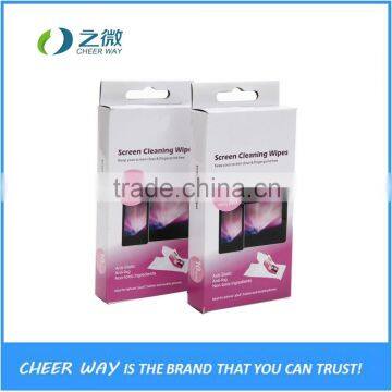 Customized Made Competitive Price Wholesale Mobile Phone Screen Wipes