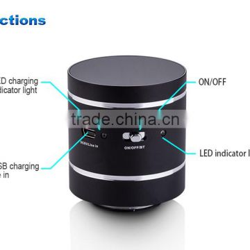 Wholesale party silver bluetooth 2.1 Adin 10w vibrating mini speaker