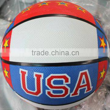 USA star size 5 rubber basketball balls