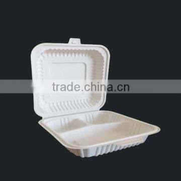 3 Compartment Biodegradable Food Container