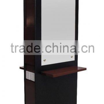 2015 new salon equipment style dressing mirror with cabinet