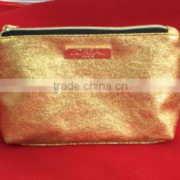 2015 New Style Golden Cosmetic Bag