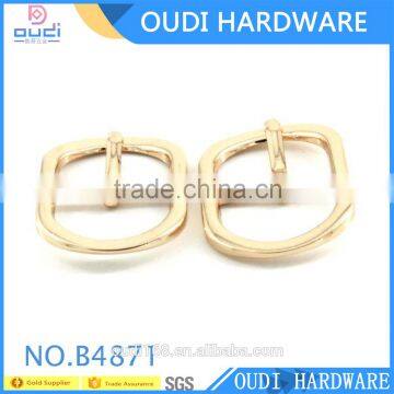 High Quality Light Gold Pin Buckle For Handbag Metal Buckle Adjuster Slider