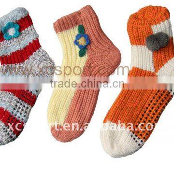 women soft woolen yarn socks