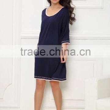 women knit nightgown with edging, nightgown robe sets