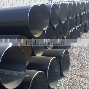 Black painted steel pipe