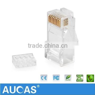 RJ45 Plugs with UTPcat 6 connectors cat5 cable connector 2pcs