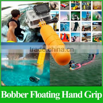 GP82 Floaty Bobber Floating Hand Grip with Strap and Screw for Go pro Accessories Hero3+/3/2/1 SJ4000