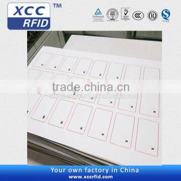 5*5/3*8 Layout 13.56MHZ RFID Smart Card Inlay / Inlay Prelam