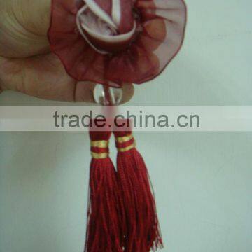 flower curtain tassel