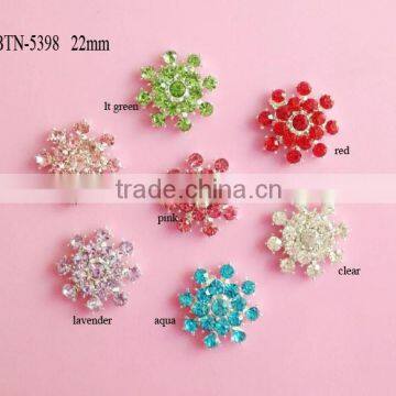 STOCK new snowflaker rhinestone embellishment flatback for wedding decoration or hair accessory(BTN-5398)