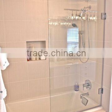 bathtub tempered glass doors with EN12150 certification