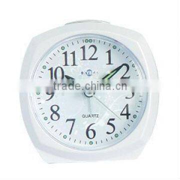 Plastic Oval Shape Table Alarm Clock Bedside Clock, Candy Color Clock photo-5