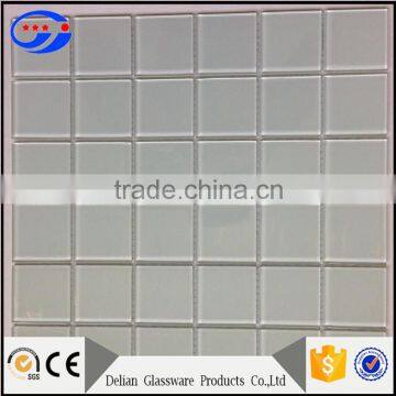 Parquet Feature and Irregular Shape Water Jet Glass Mosaic photo-2