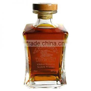 750ml High clear liquor bottle