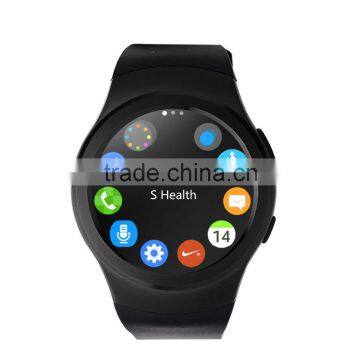 G3 MTK2502 Full Circular Bluetooth Smartwatch Heart Rate GPRS Fashion Sport Smart Watch Customized for IPhone Android Phone