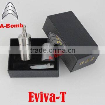 2015 hot sale rba atomizer A-bomb rebuildable 1:1 clone Eviva-T/Eviva-T RBA/Eviva-T Atomizer