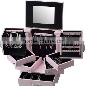 Large mirrored jewelry box, Wooden jewelry boxes decorate, Home decoration furniture