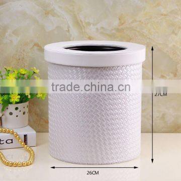 Household cleaning appliances PU trash can / top trash frame / hotel guest room PU rubbish bag