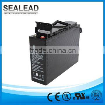 2016 Hot sale cheap price high quality 12v 100AH front terminal orange deepcycle lead-acid battery