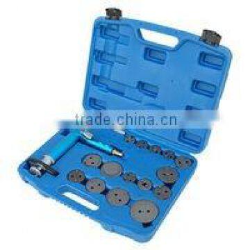 Pneumatic brake caliper rewind tool set, 16pcs