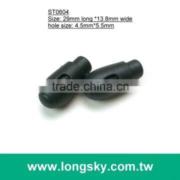 (#ST0604) customized plastic stopper for clothing & bags accessory