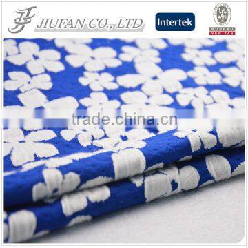 Jiufan textile polyester rayon jacquard garment cover fabric to mexico garment manufacturers