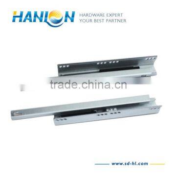 Undermount full extension telescopic kitchen cabinet hardware slide channel