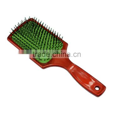 high quality paddle massage brush plastic hair brush