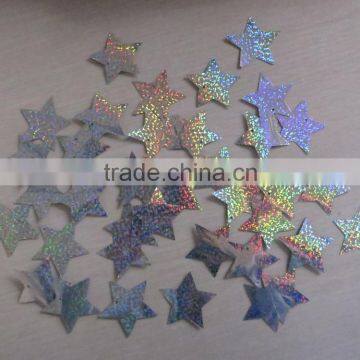 4.7cm1.5cm 0.7cm Metallic PVC Star Merry Christmas Confetti stars for party decoration