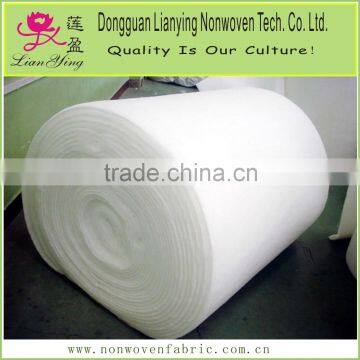 light weight polyester filling material for quiting/garment interlining