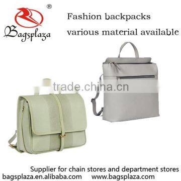 MK319 China supplier wholesale fashion blank PU female backpack