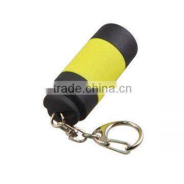 USB Rechargeable LED Keychain Light With Fire Retardant ABS Body Flashlight Quality Choice photo-4