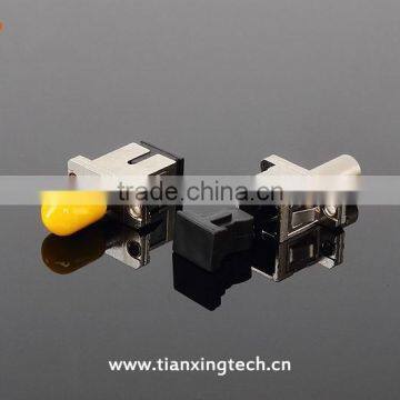 ST-SC simplex optical hybrid adapter
