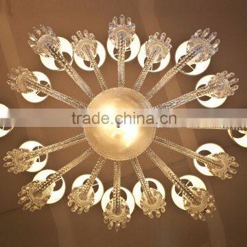 Zhongshan Guzhen k9 Crystal Chandelier Baccarat Style With Lamp Shade photo-2