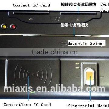 MR-500D Biometric Card Reader 5-in-1: MRS Magntic Swipe Card Reader Writer (MRS), Contact / Contactless EMV Card Reader Writer photo-2