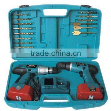 18Volt 2pcs cordless drill set in BMC packing