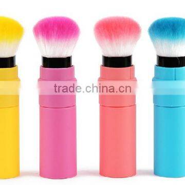 plastic handle,make up retractable blush brush