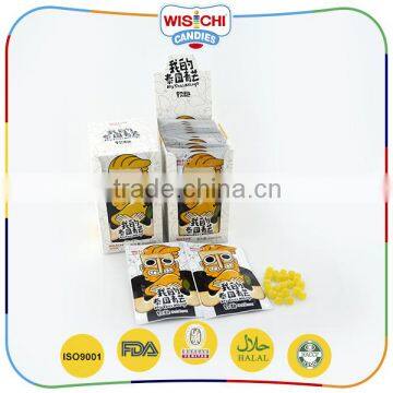 New product cube shaped gummy candy mango flavored candy