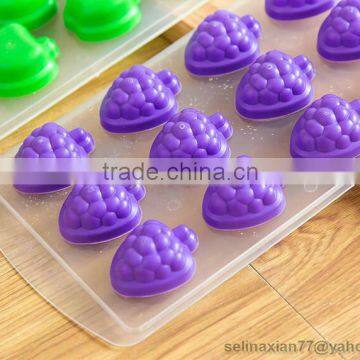 NEW Novelty Fruit Ice Juice Cube Tray Chocolate Jelly Silicone Mould Party photo-4