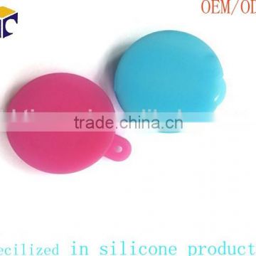 hot sell good quality silicone key chain/ custom silicone promotional gift