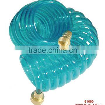 25FT Flexible PU Coil Garden Water Hose