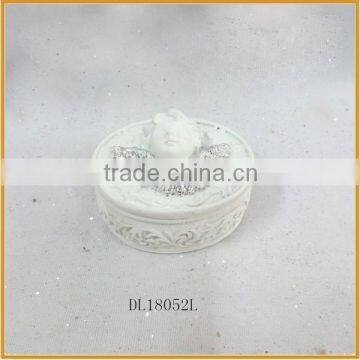 white resin native angel caskets for sale