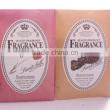 Long lasting Flower/fruity scents scented aroma perfume sachet