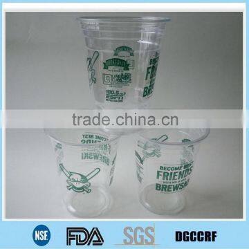 biodegradable PET plastic cup for hot and cold drink/ transparent plastic cup cola/ ice                        
                                                Quality Choice