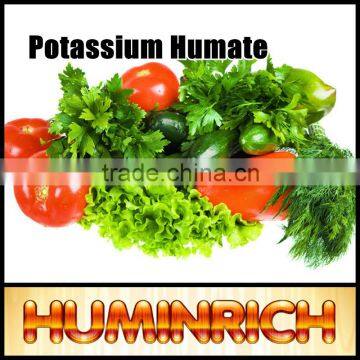 Huminrich Strong Disease Resistance Plant Fertilizer 55%Ha+8%K2O Humic Acid Potassium Salt Factory