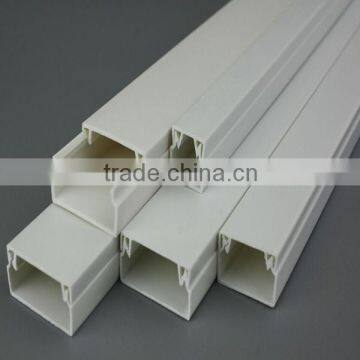 Plastic wiring cable duct for pvc cable system