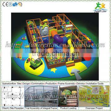 Free design CE & GS standard eco-friendly LLDPE indoor playground sports facilities for children